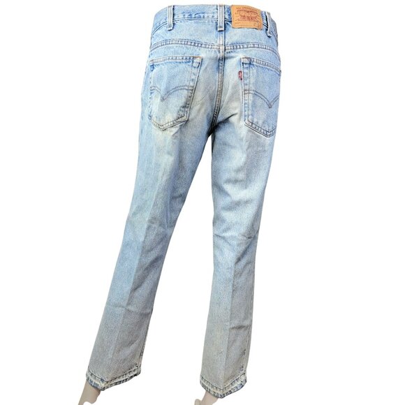 Levi's Jeans Vintage Y2K Husky Women 32 x 27 Relaxed Fit Straight Leg Mid Rise - Picture 1 of 15